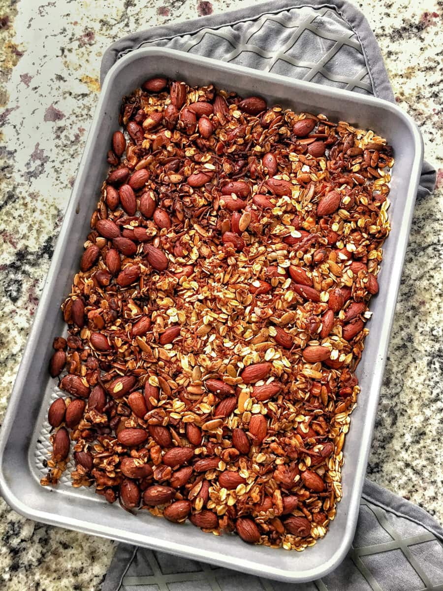 healthy homemade granola without sugar