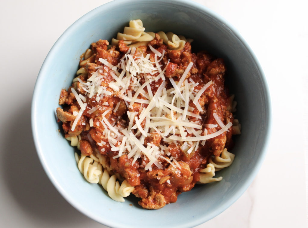 Banza chickpea rotini noodles are a great alternative to traditional pasta noodles