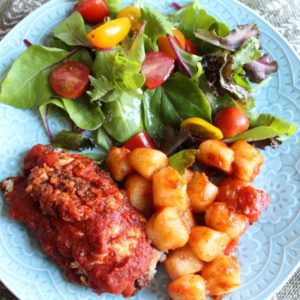 healthy chicken parmesan bake