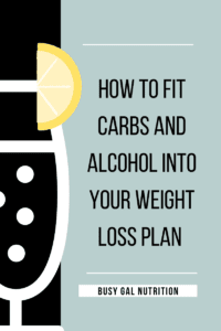 How to fit carbs and alcohol into your weight loss plan