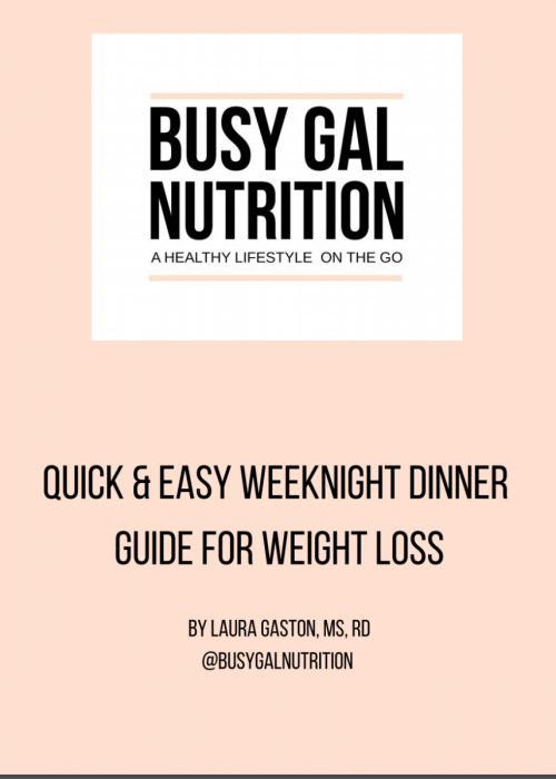 dinner guide cover weeknight dinner guide cover